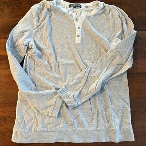 Slate & Stone Light Gray Henley Top